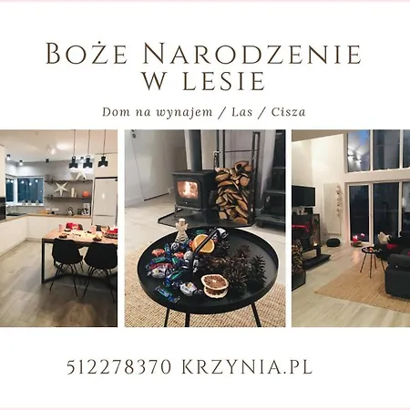 ヴィラ Calm House - Dom Nad Jeziorem Do Wynajecia Krzynia