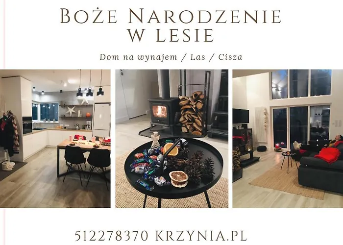 Βίλα Calm House - Dom Nad Jeziorem Do Wynajecia Krzynia