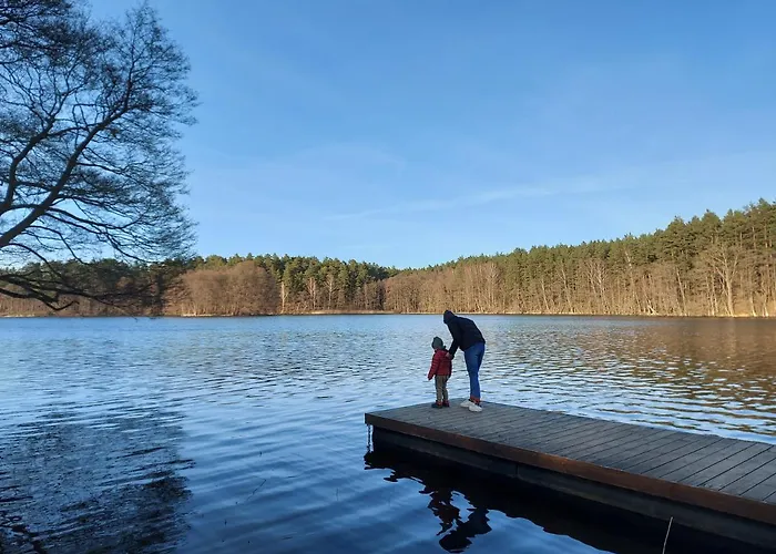 빌라 Calm House - Dom Nad Jeziorem Do Wynajecia Krzynia
